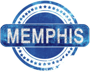 memphis stamp, isolated on a solid white background