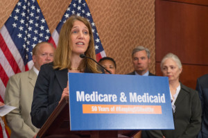 Senate Democrats celebrate the 50th Anniversary of Medicare and Medicaid. 